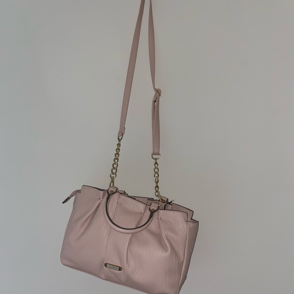 Powder Blush Ruched Lucille Satchel - Picture 3 of 9